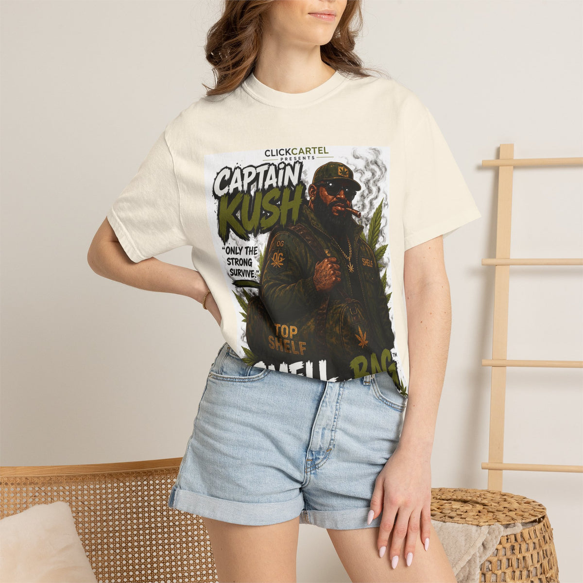Captain Kush | Smell The Bag Tee