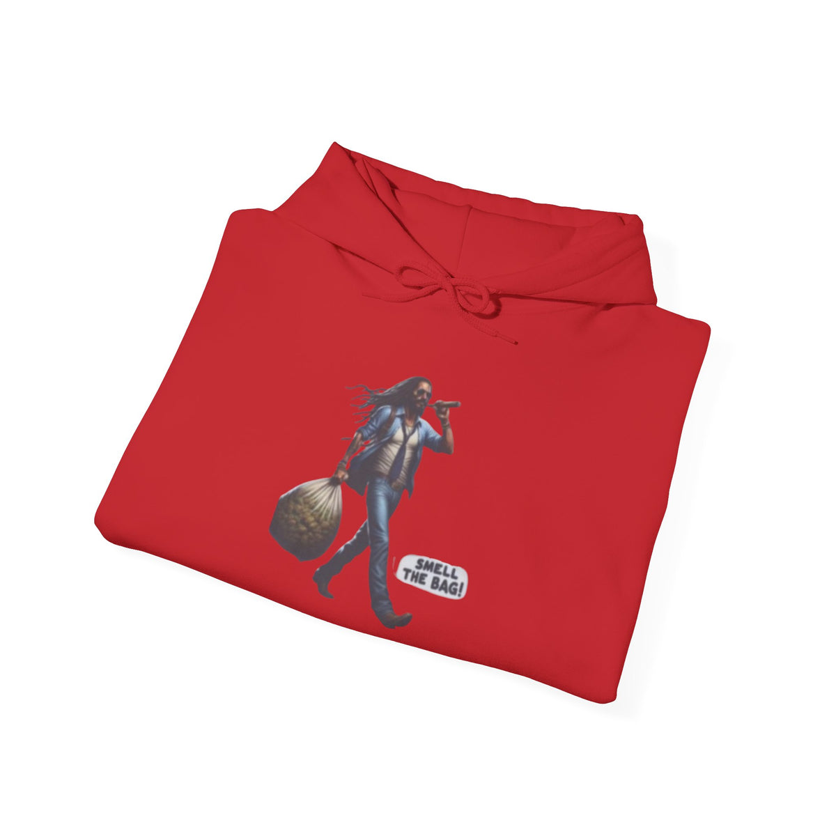 Smell The Bag| Rasta Guy Hoodie