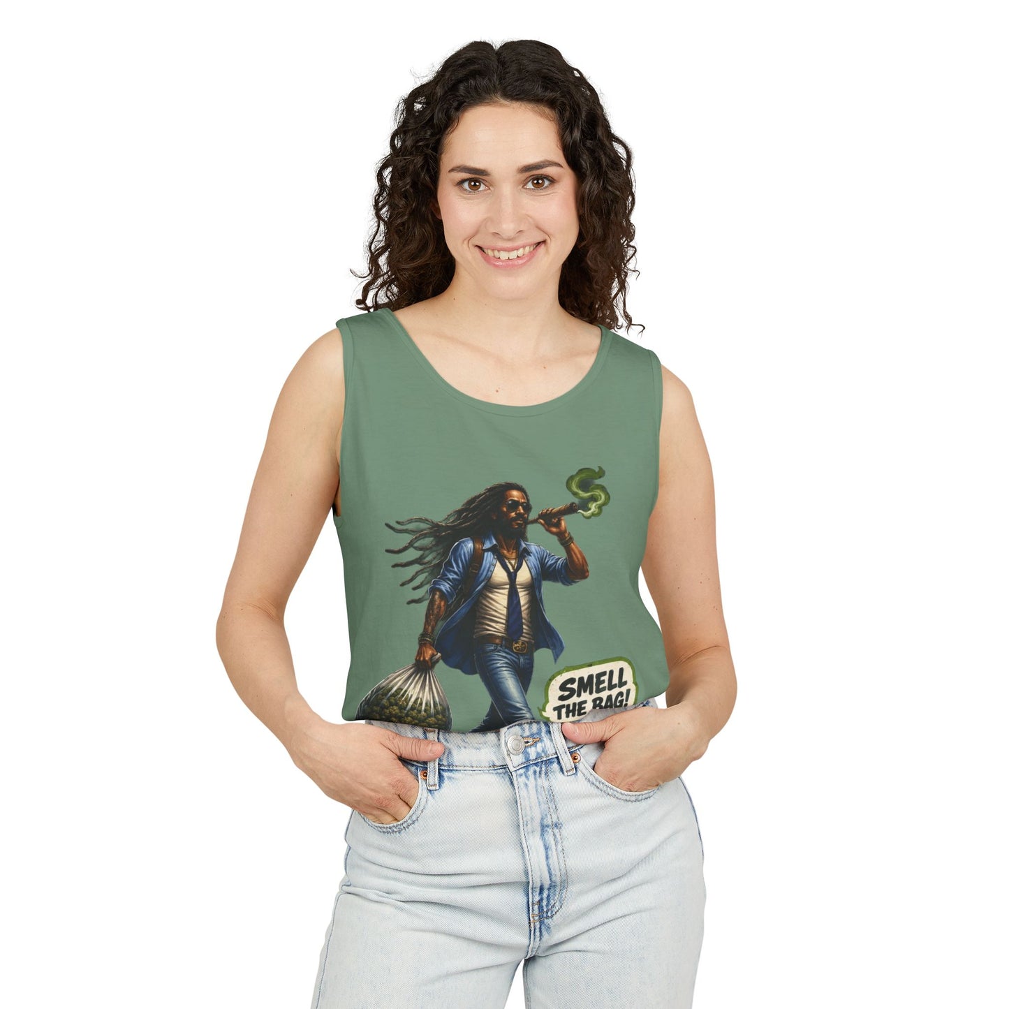 Smell The Bag | Rasta Guy Tank