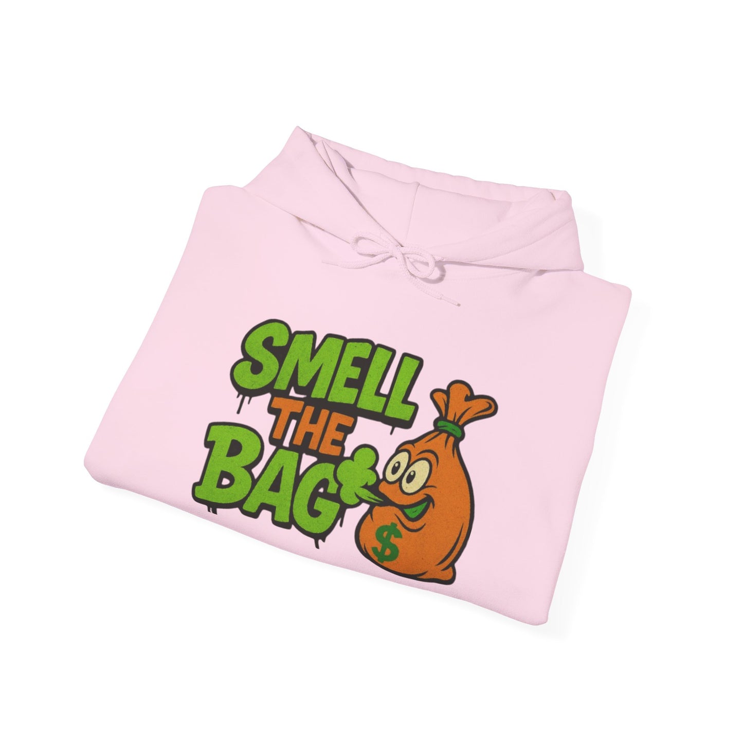 Smell the Bag Unisex Heavy Blend™ Hoodie - Stylish Casual Wear, Perfect Gift for Friends, Streetwear, Cozy Lounge, Urban Fashion