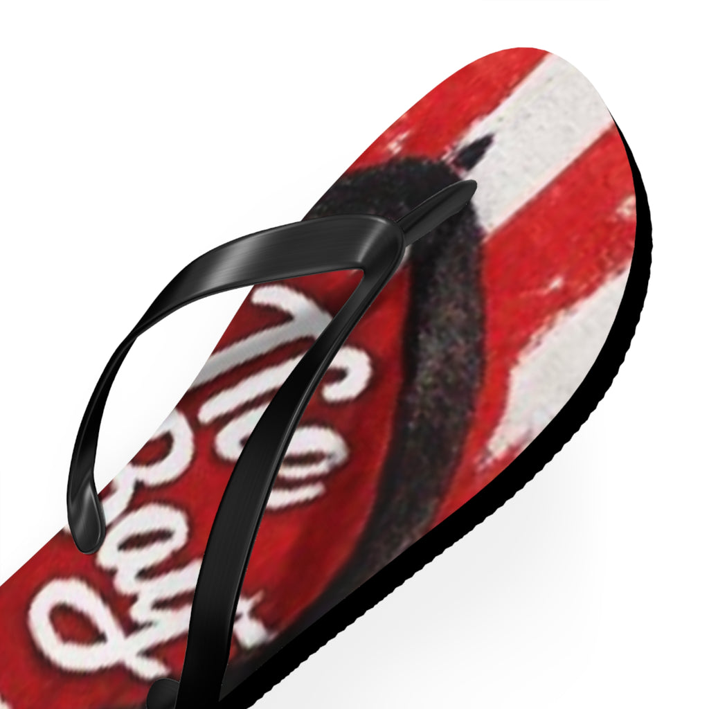 Patriotic “Smell The Rage” Flip Flops – USA Flag Summer Sandals