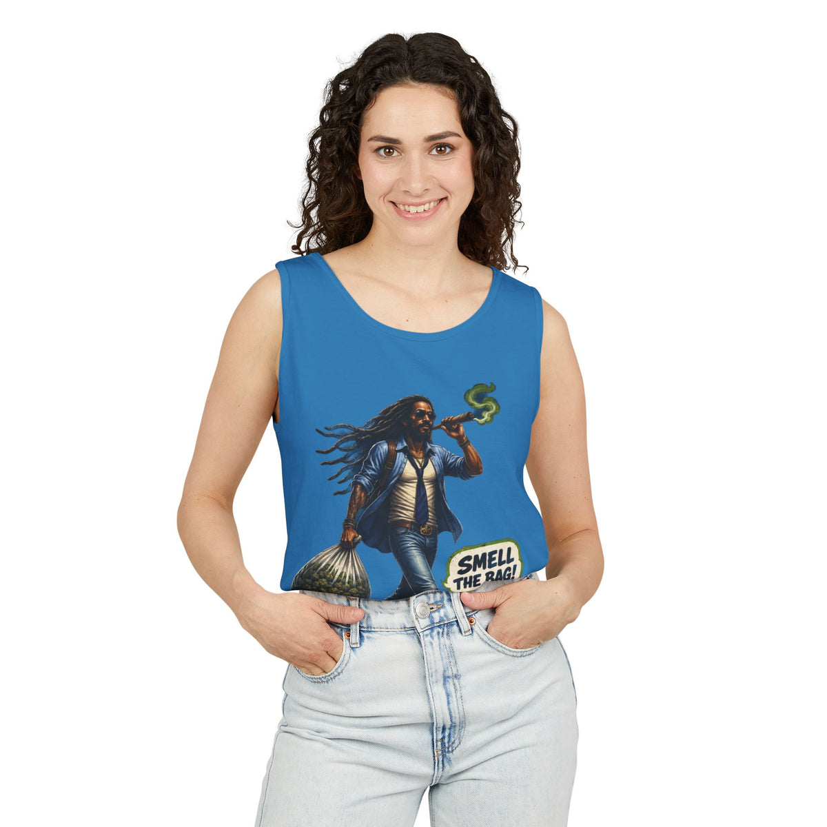Smell The Bag | Rasta Guy Tank