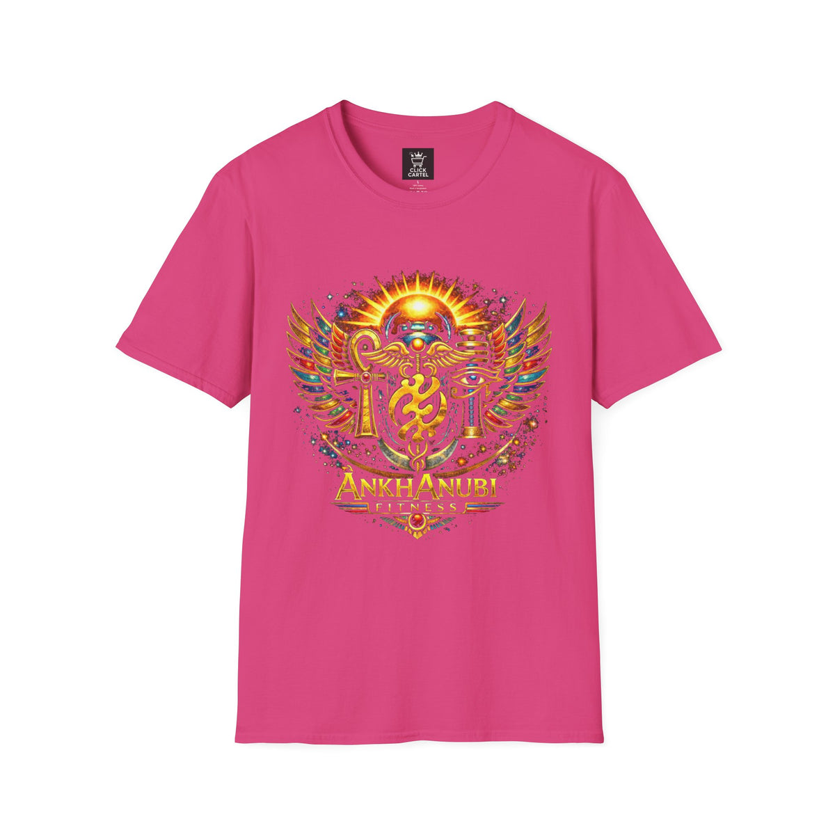 Ankh Anubis Egyptian Sun Winged Symbol T-Shirt