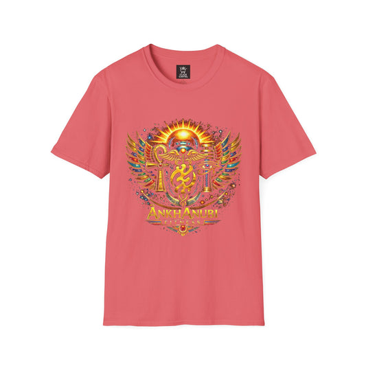 Ankh Anubis Egyptian Sun Winged Symbol T-Shirt