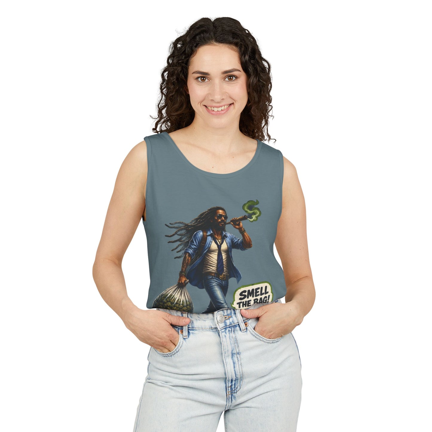 Smell The Bag | Rasta Guy Tank