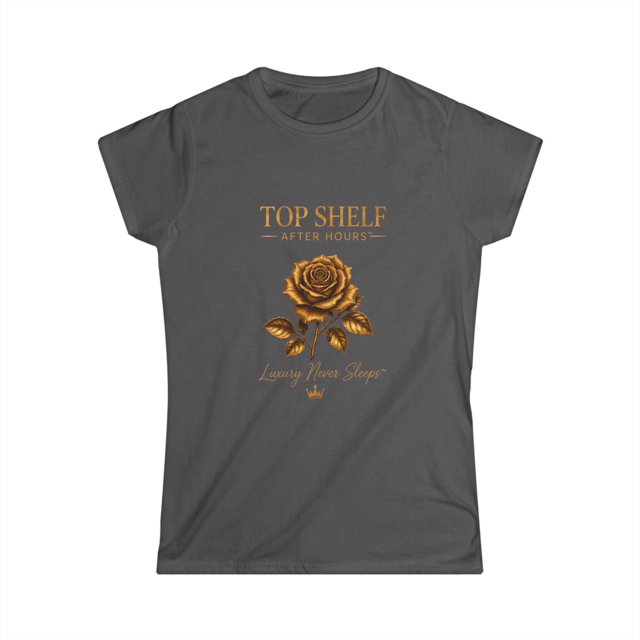 Top Shelf After Hours Rose Tee — Women's Floral Graphic T-Shirt