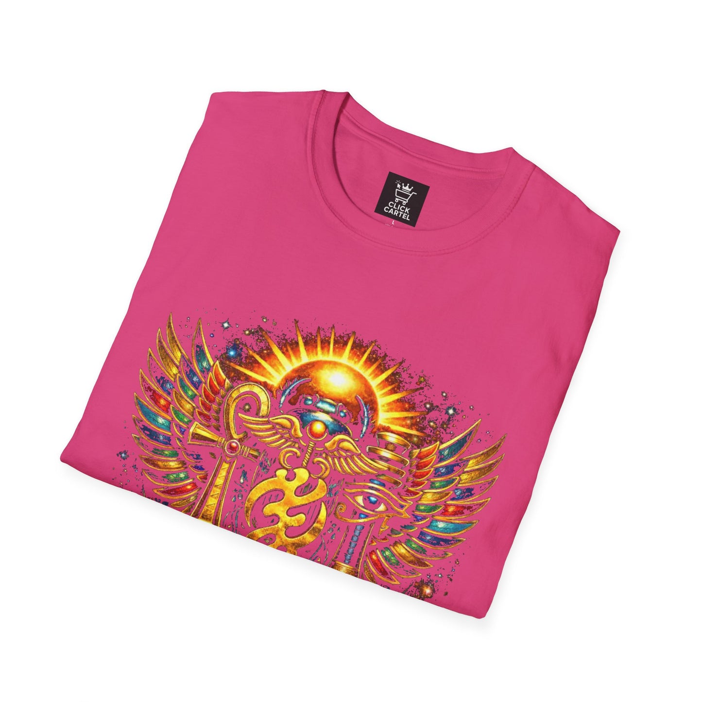 Ankh Anubis Egyptian Sun Winged Symbol T-Shirt