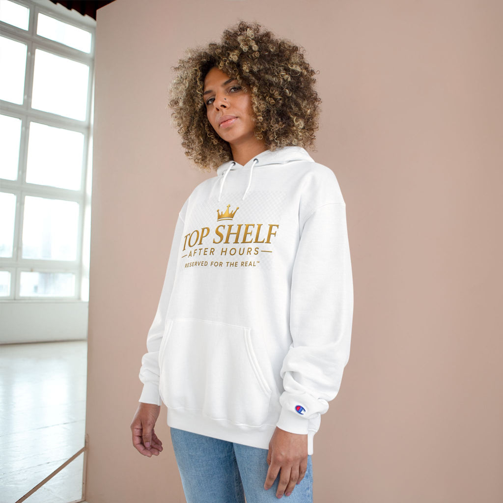 Top Shelf Hoodie — "Top Shelf After Hours" Graphic Champion Hoodie