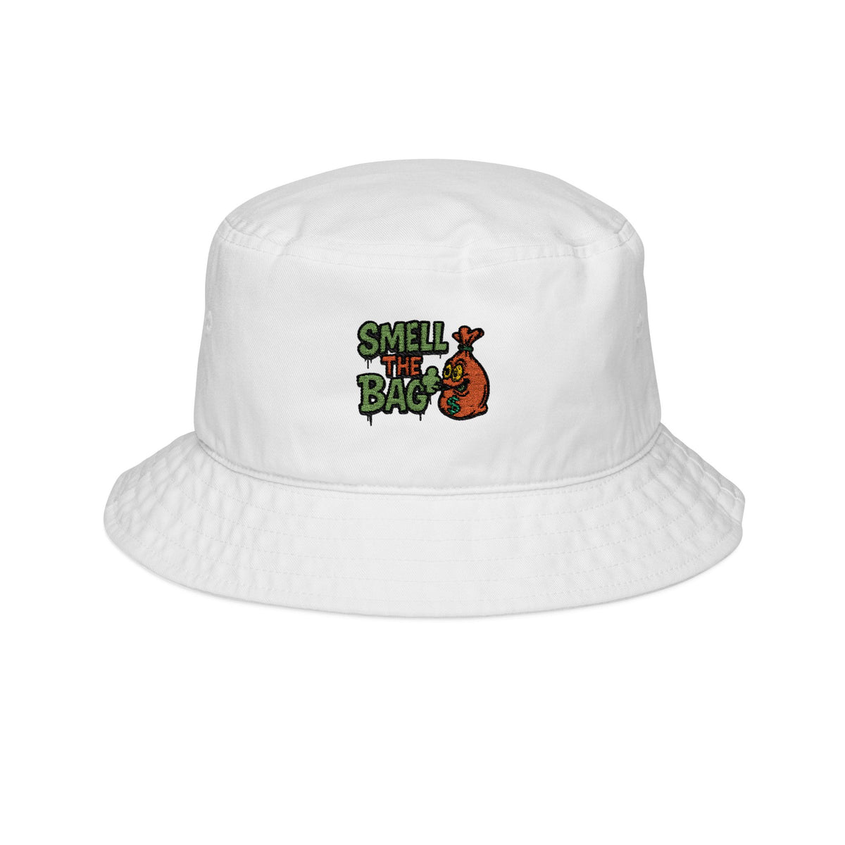 Smell The Bag| Embroidered Bucket Stoner Hat