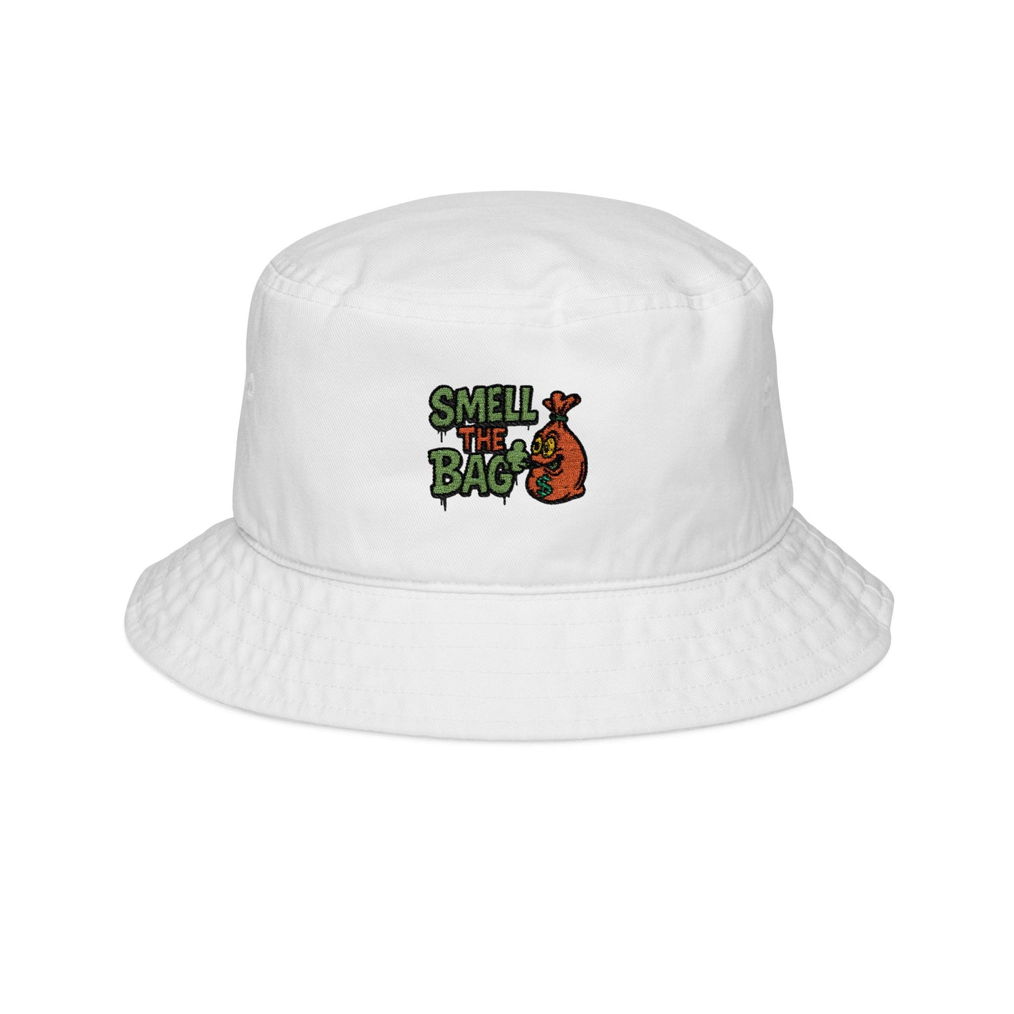 Smell The Bag| Embroidered Bucket Stoner Hat