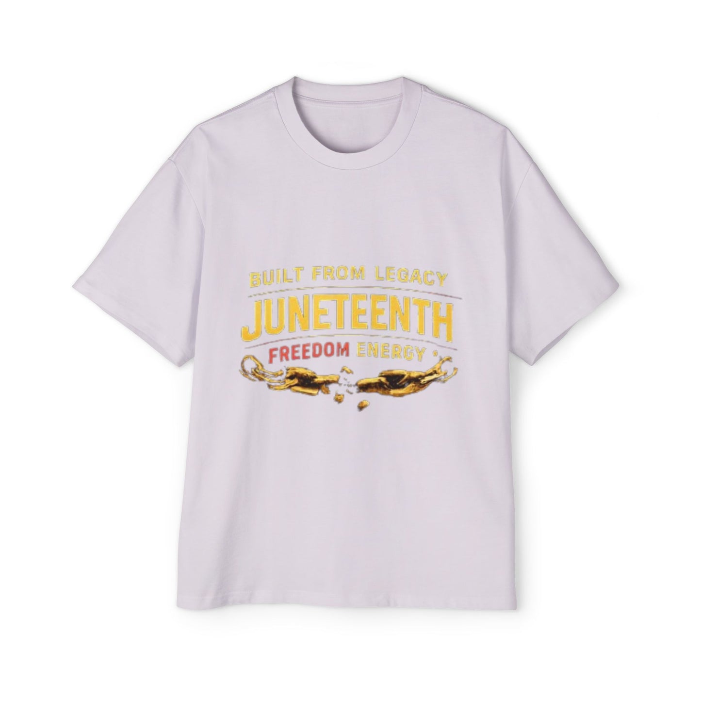 Juneteenth Freedom Energy T-Shirt — "Built From Legacy" Mens Oversized Tee
