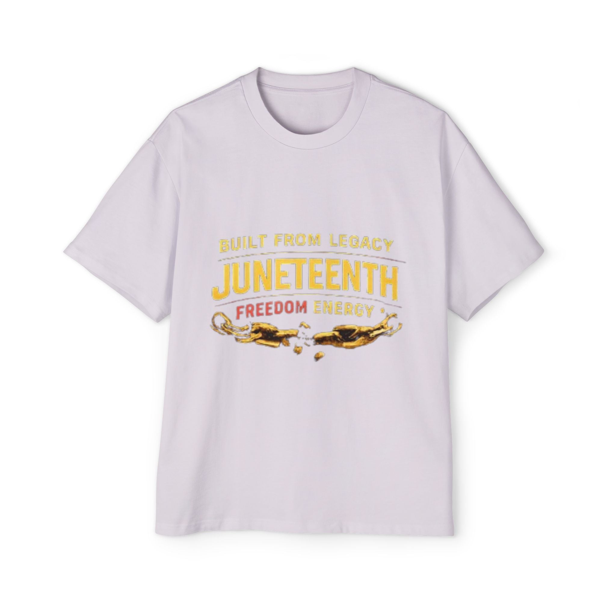 Juneteenth Freedom Energy T-Shirt — "Built From Legacy" Mens Oversized Tee