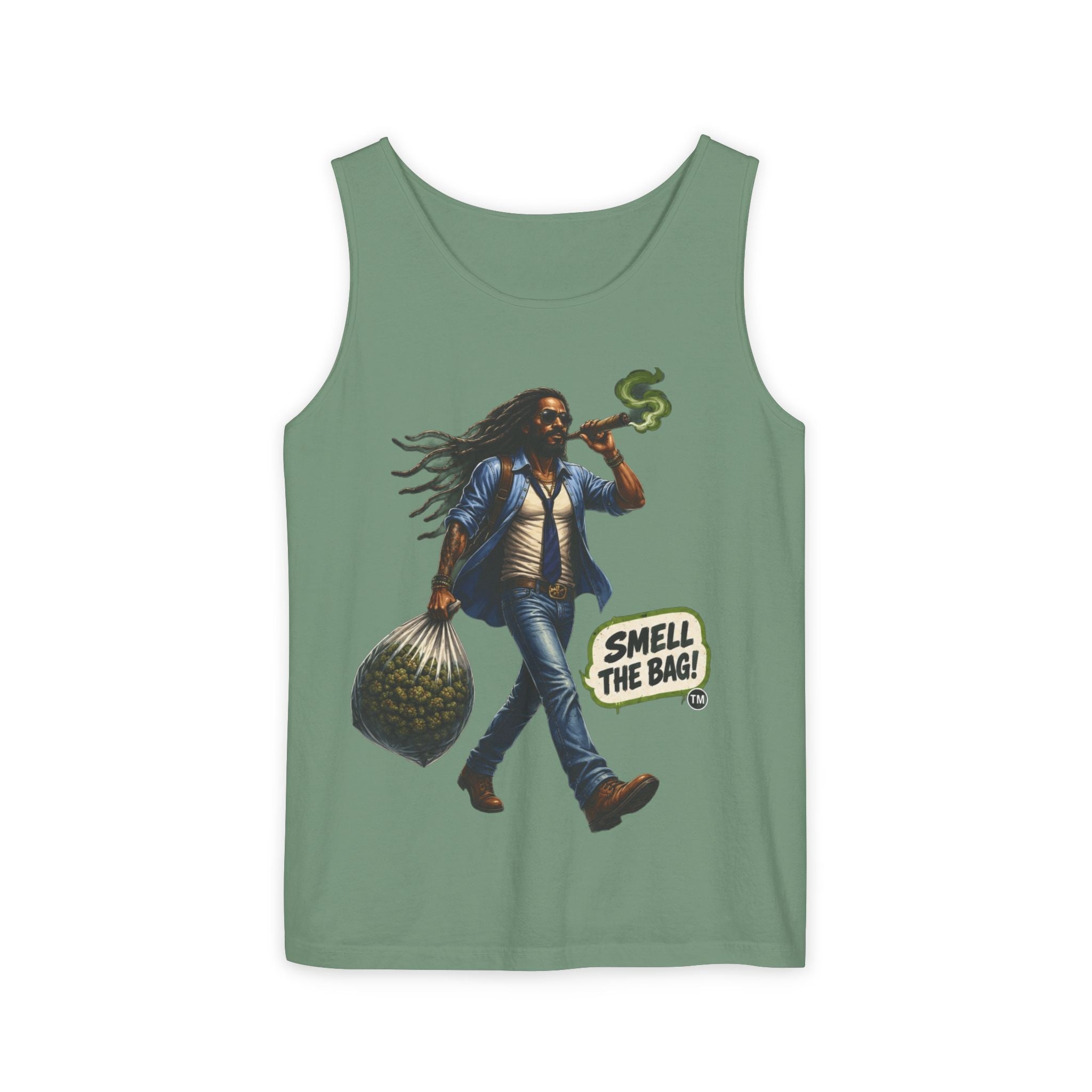 Smell The Bag Tank Top — Streetwear Motivational Graphic Tank