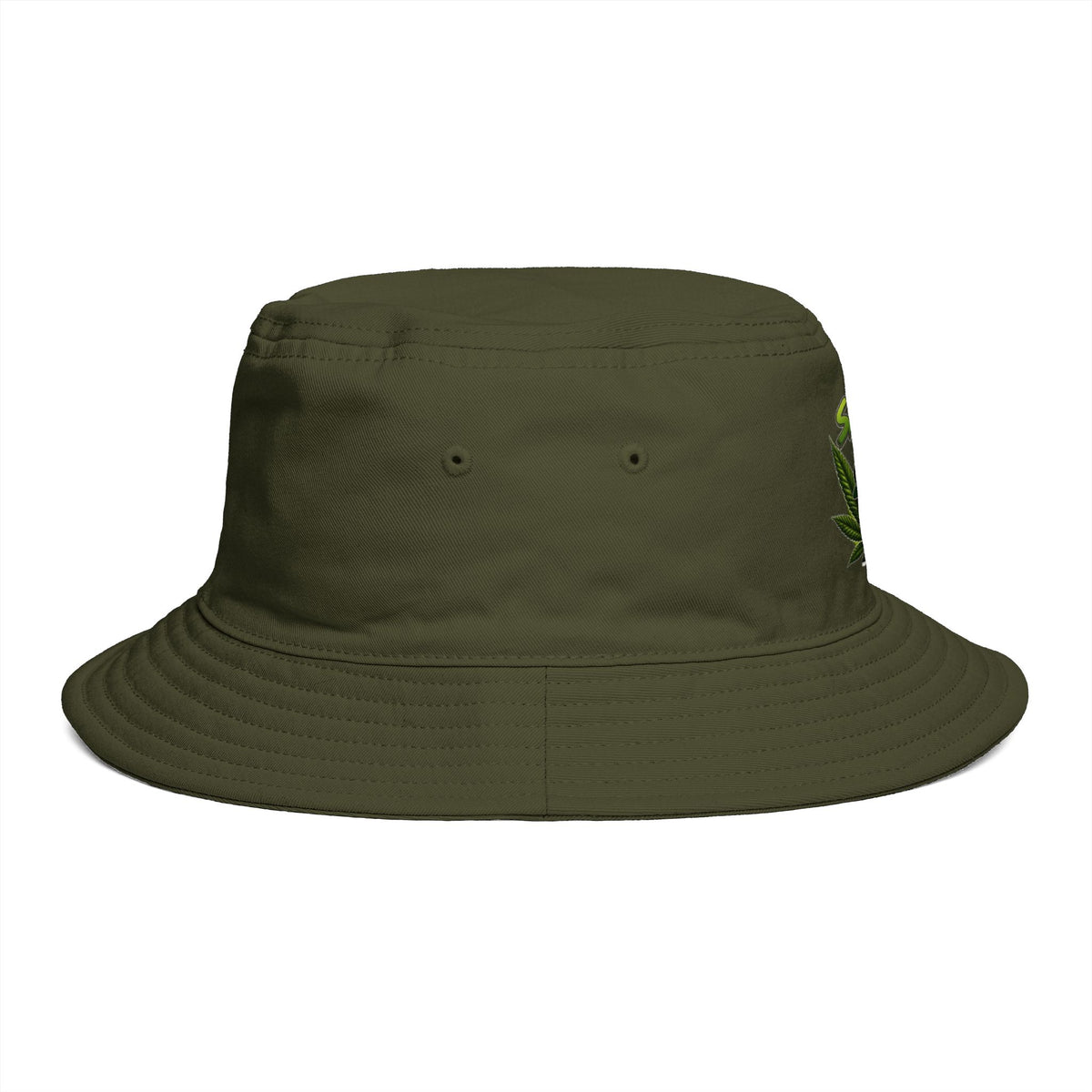 Smell the Bag| Bucket Cannabis Funny Toon Leaf Hat