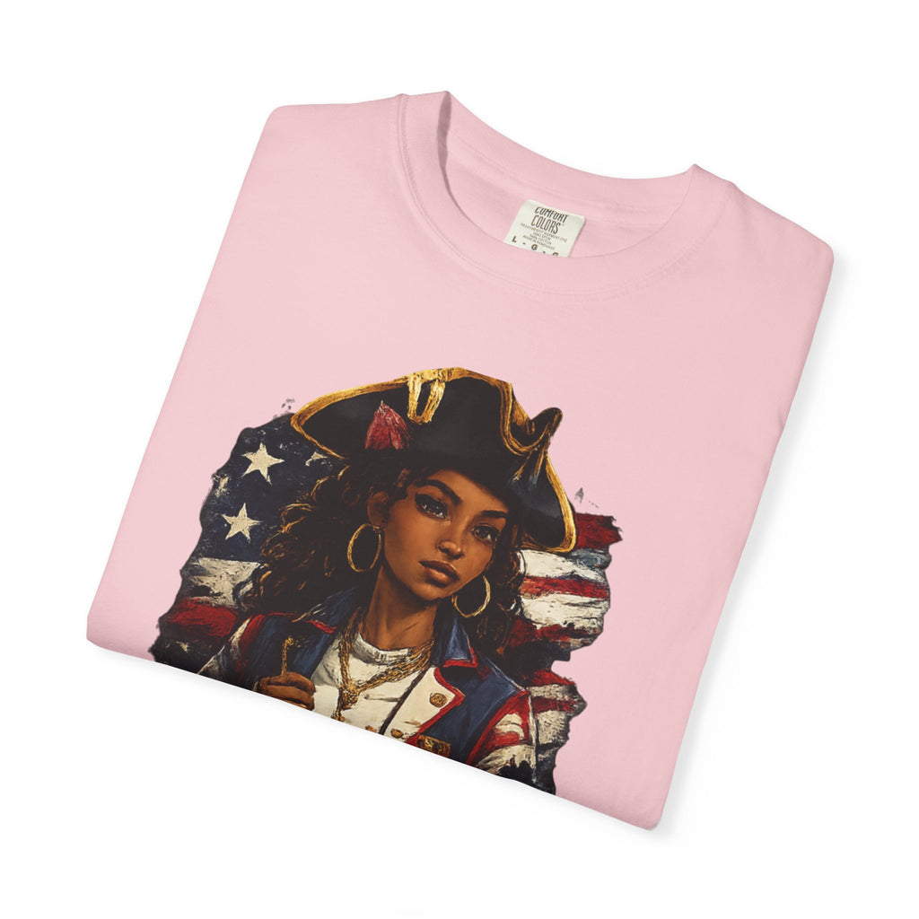 Stars, Stripes & Motion T-Shirt — Patriotic Revolutionary Graphic Tee