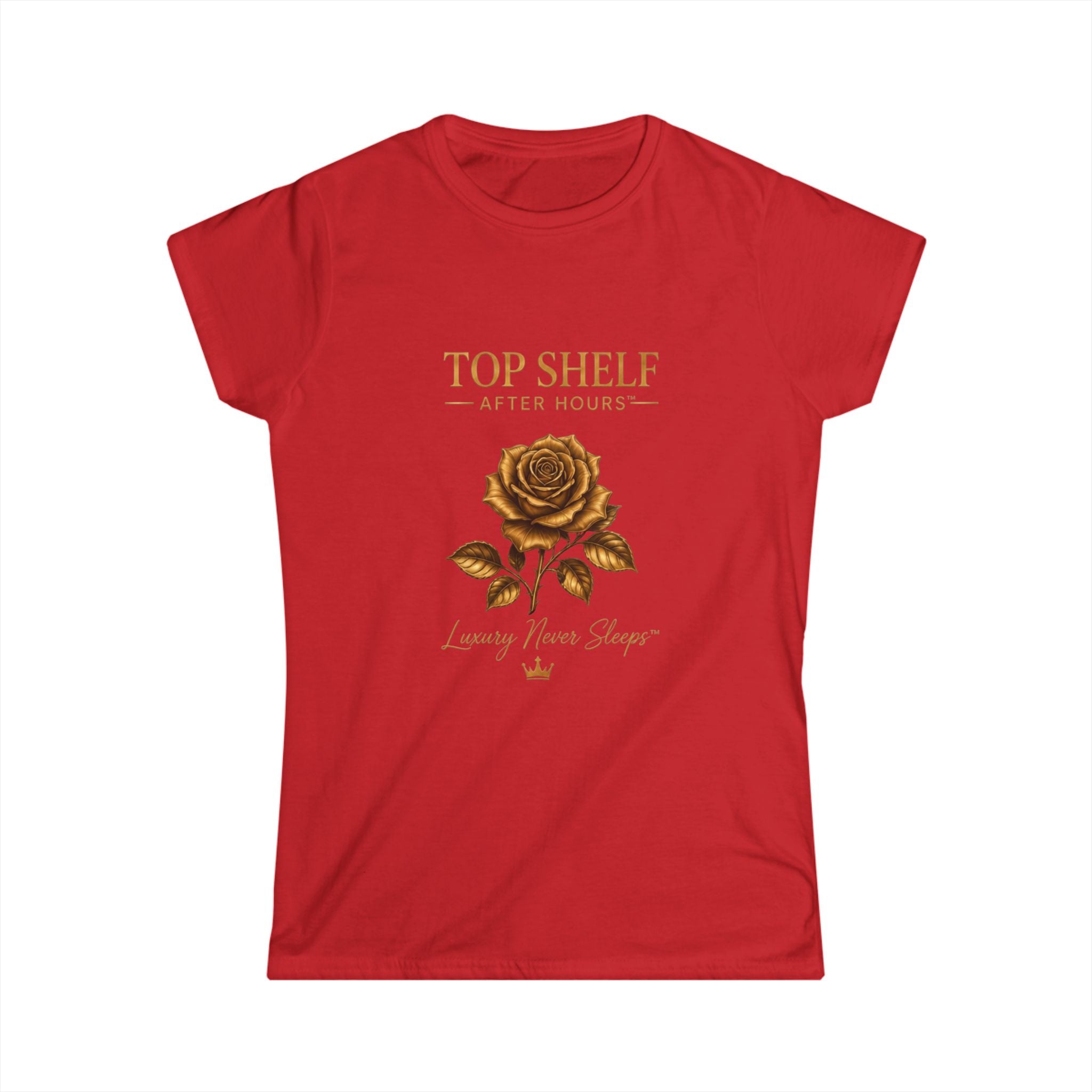 Top Shelf After Hours Rose Tee — Women's Floral Graphic T-Shirt