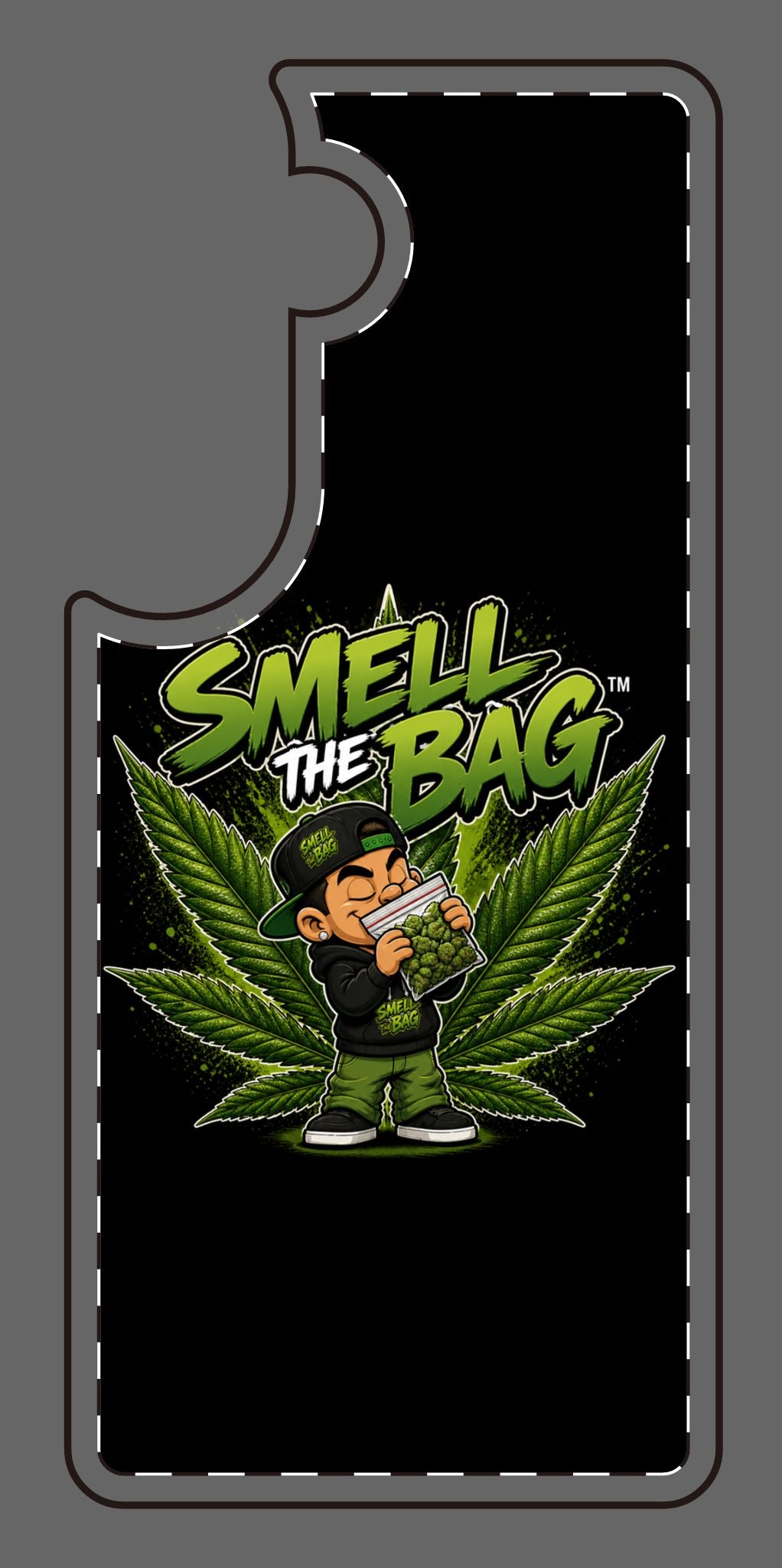 Smell The Bag | Funny Stoner Toon Graphic Phone Cases
