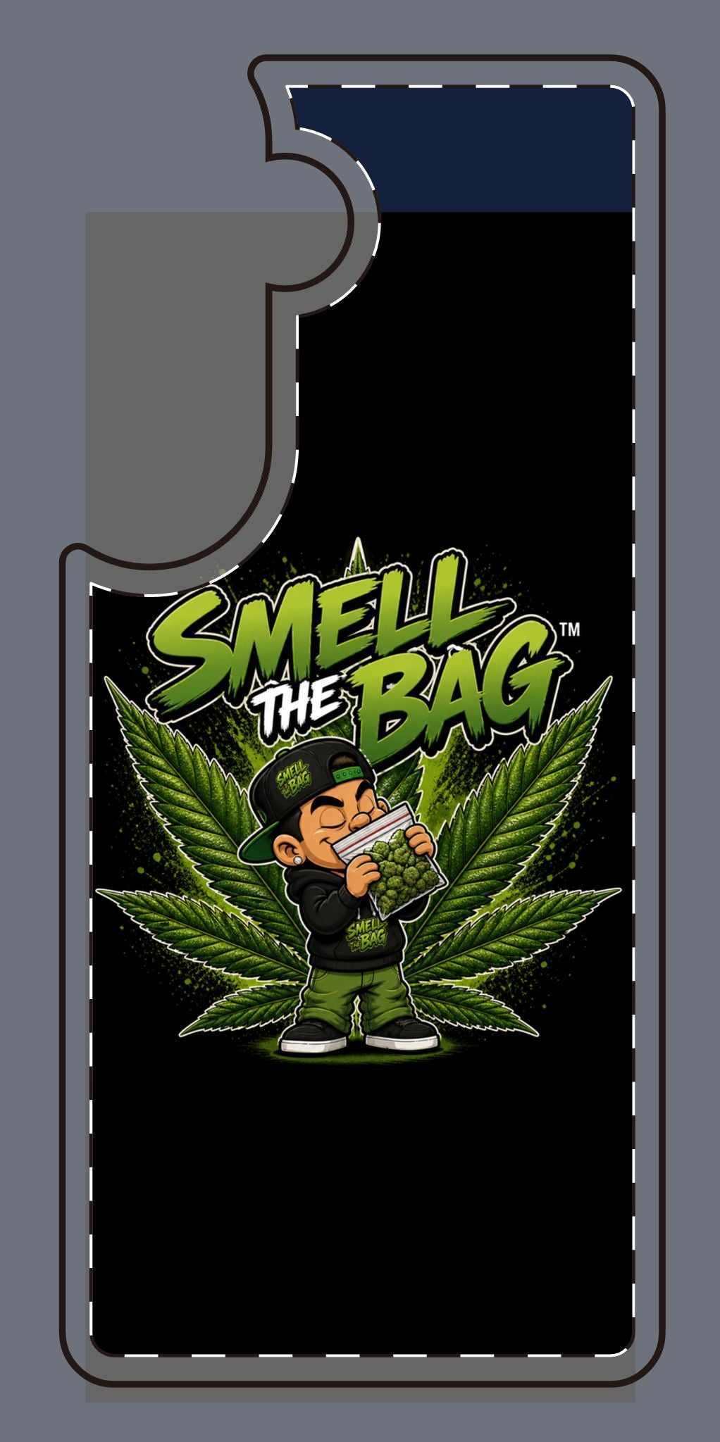 Smell The Bag | Funny Stoner Toon Graphic Phone Cases