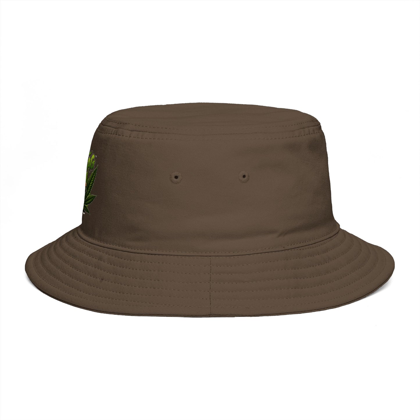 Smell the Bag| Bucket Cannabis Funny Toon Leaf Hat