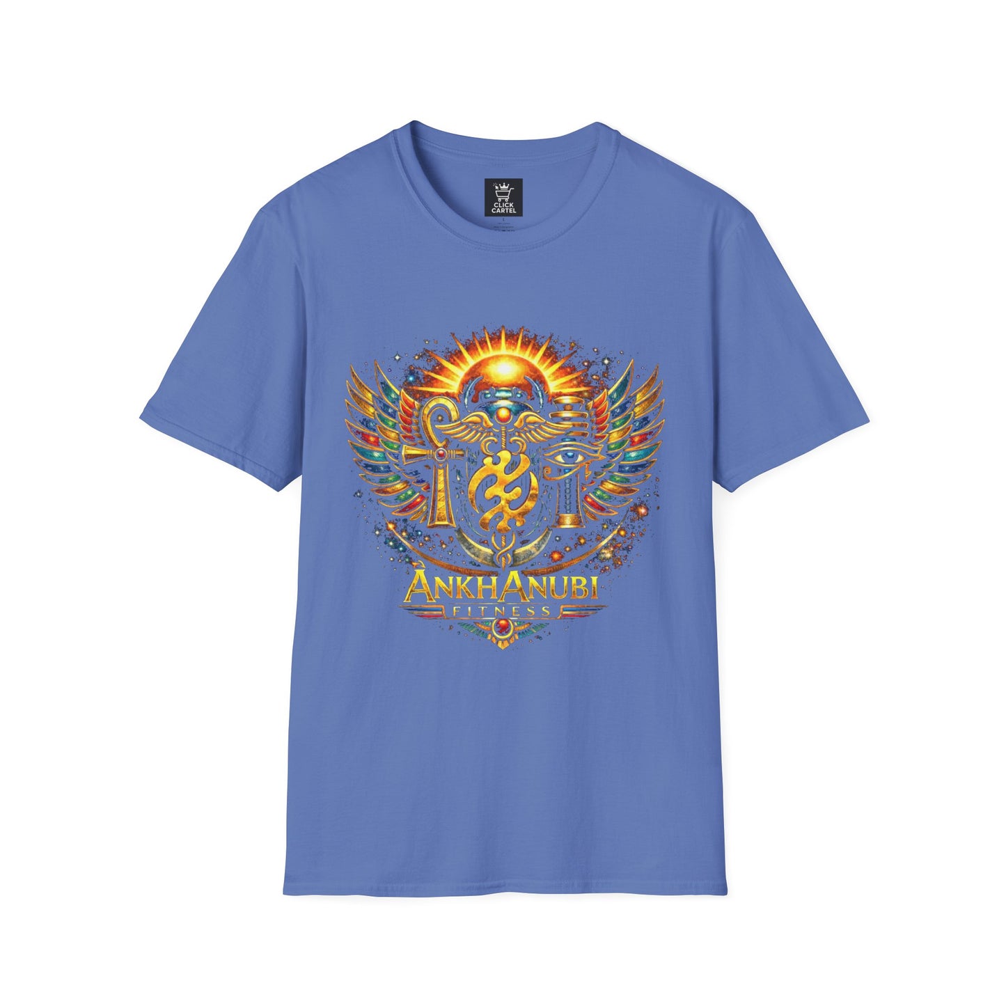 Ankh Anubis Egyptian Sun Winged Symbol T-Shirt