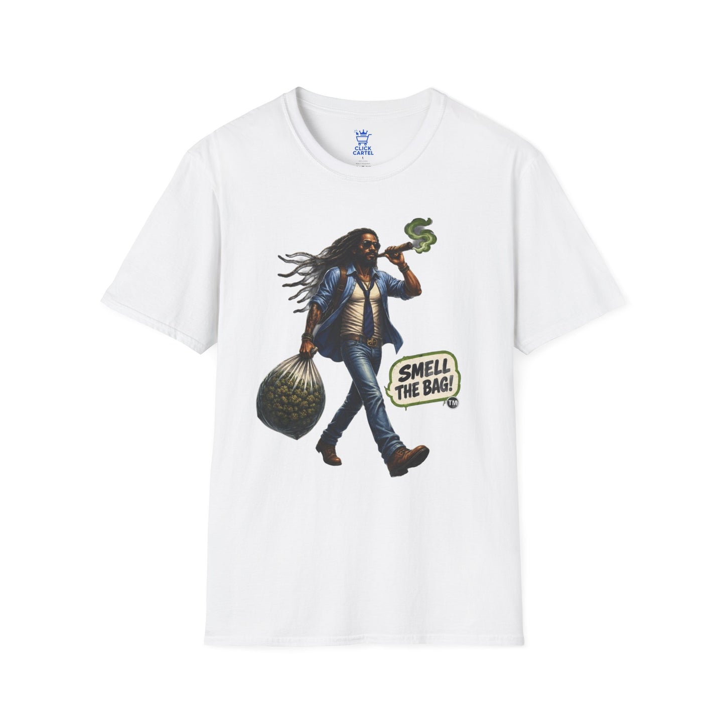 Smell The Bag | Rasta Man Tee
