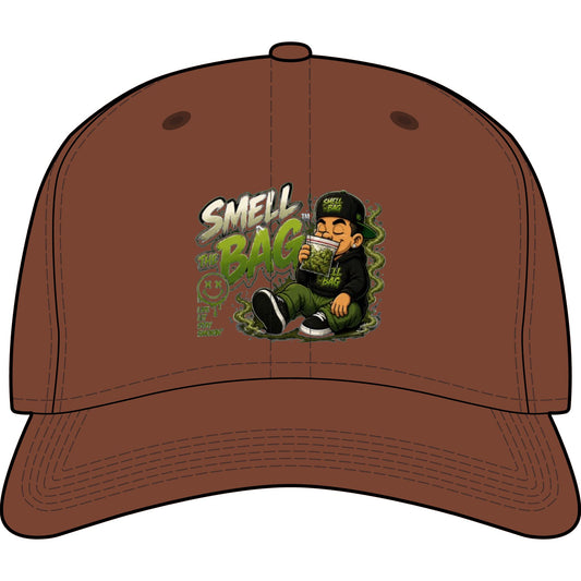 Smell The Bag | Funny Toon Baseball Cap