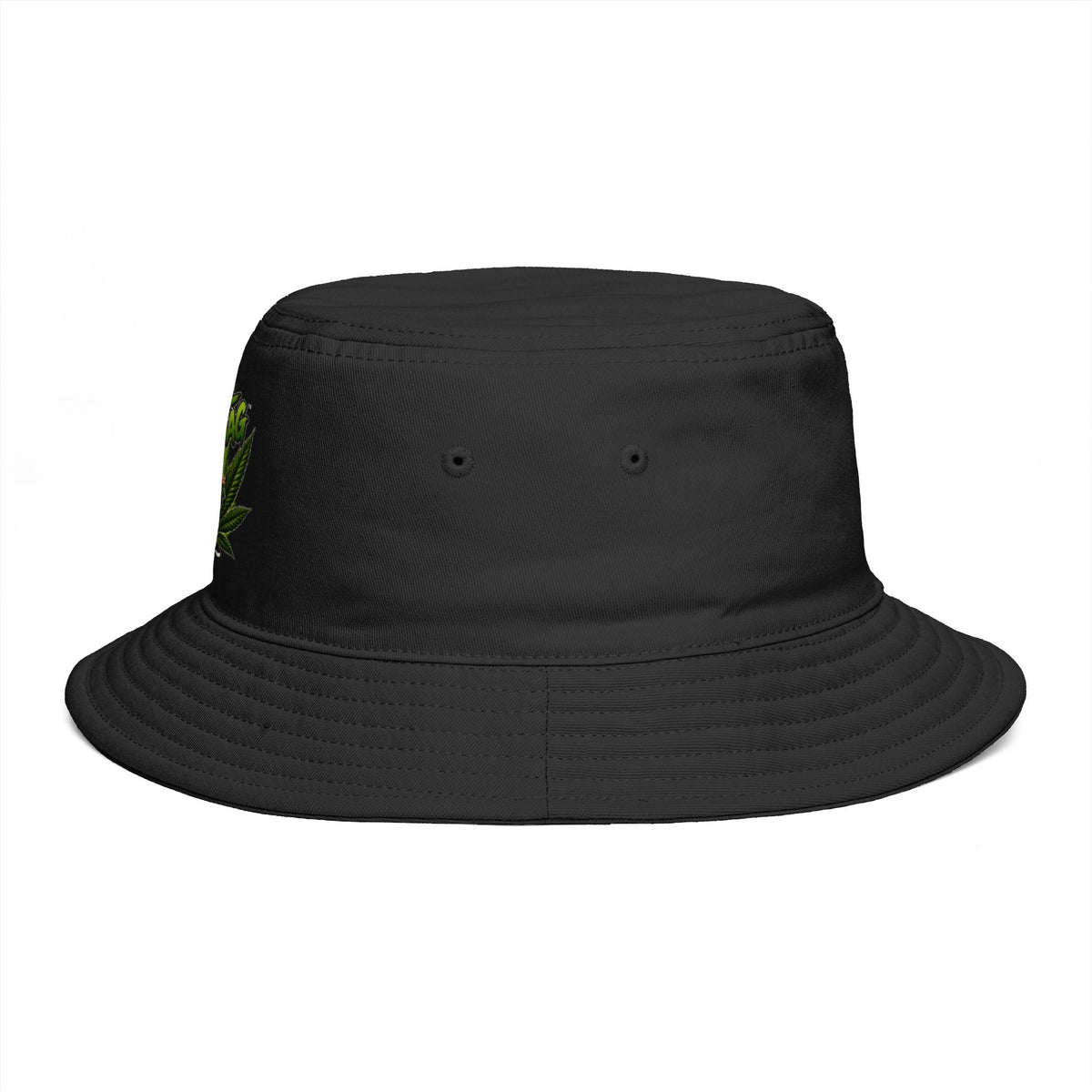 Smell the Bag| Bucket Cannabis Funny Toon Leaf Hat