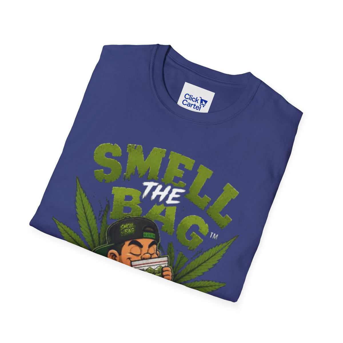 Smell The Bag T-Shirt – Funny Stoner Toon Graphic Tee