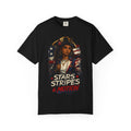 Stars, Stripes & Motion T-Shirt — Patriotic Revolutionary Graphic Tee