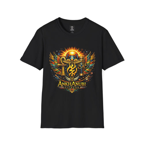 Ankh Anubis Egyptian Sun Winged Symbol T-Shirt
