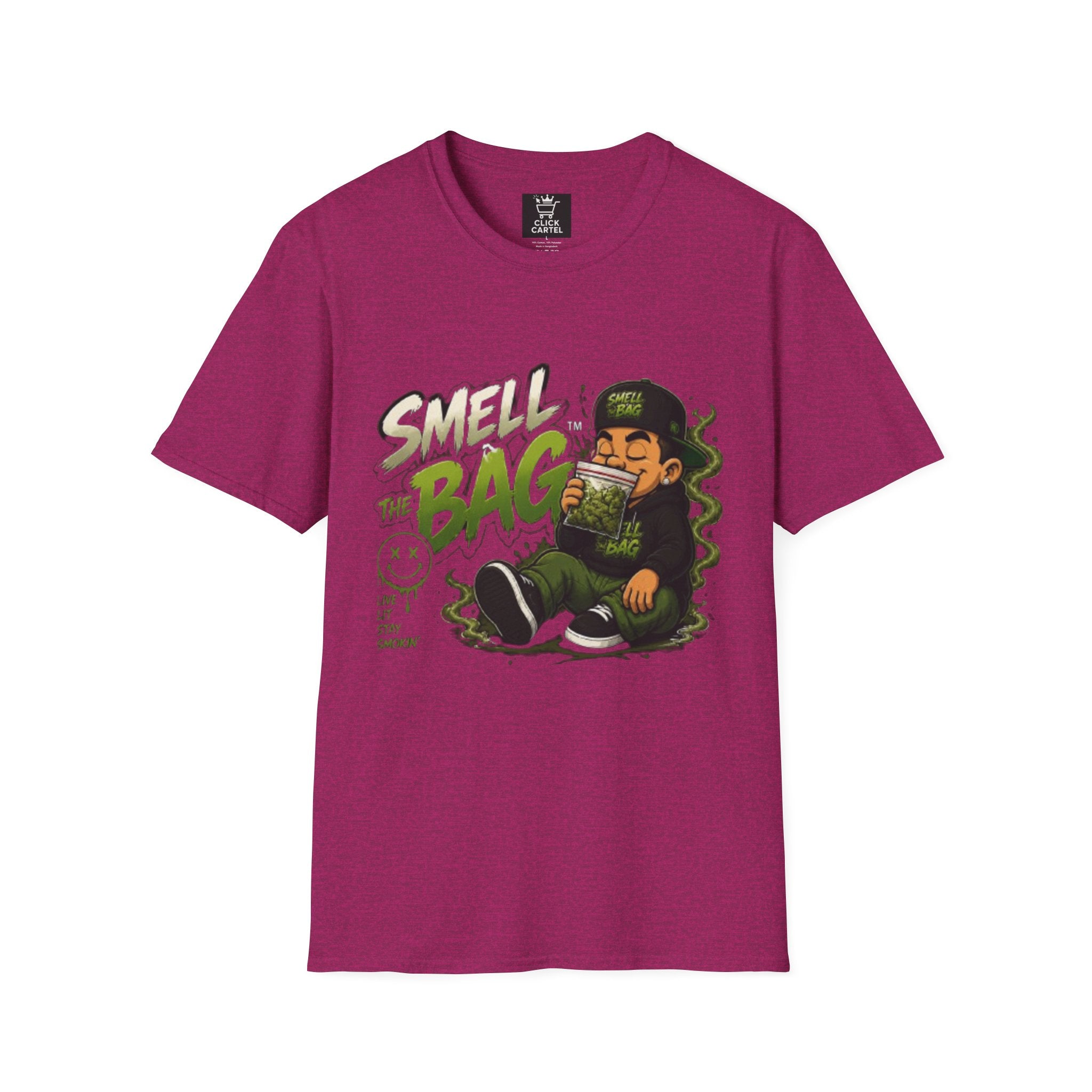 Smell The Bag T-Shirt – Funny Stoner Graphic Tee