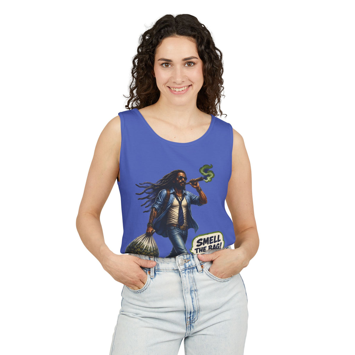 Smell The Bag | Rasta Guy Tank