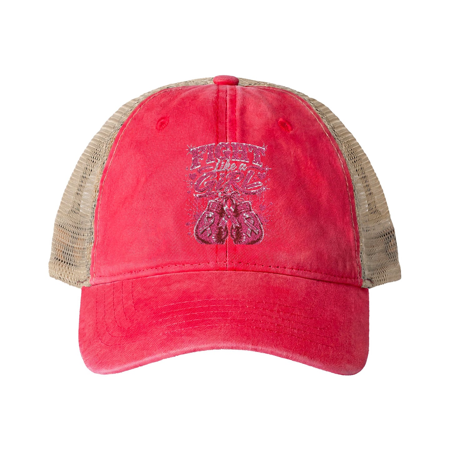 Women's Washed Mesh-Back Cap