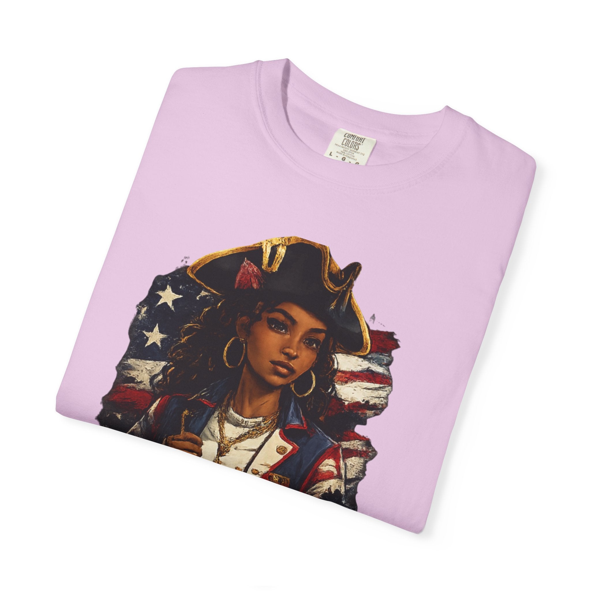 Stars, Stripes & Motion T-Shirt — Patriotic Revolutionary Graphic Tee
