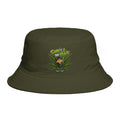 Smell the Bag Bucket Hat — Retro Cannabis Leaf Graphic Hat