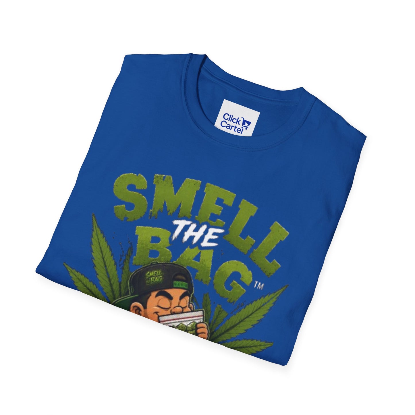 Smell The Bag T-Shirt – Funny Stoner Toon Graphic Tee