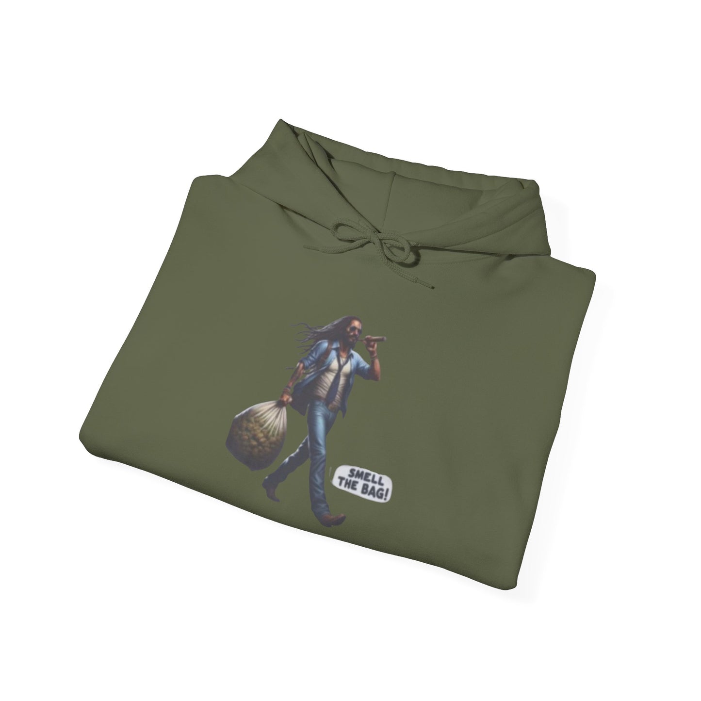Smell The Bag| Rasta Guy Hoodie