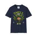 Smell The Bag T-Shirt — Funny Cannabis Graphic Tee (Good Weed, Good Vibes)