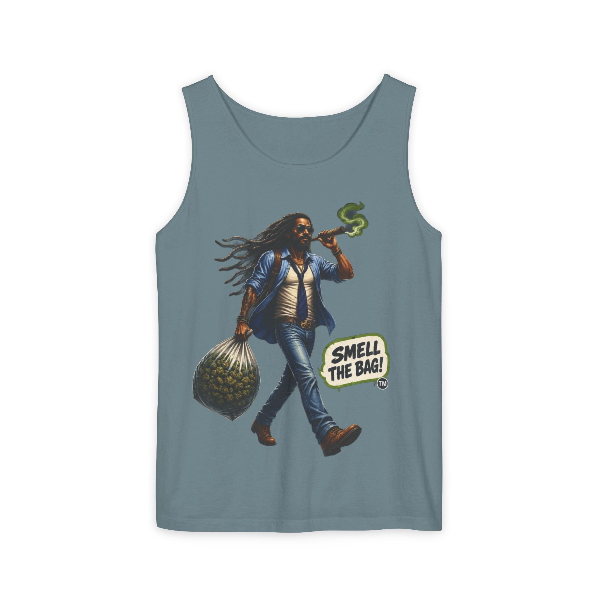 Smell The Bag Tank Top — Streetwear Motivational Graphic Tank