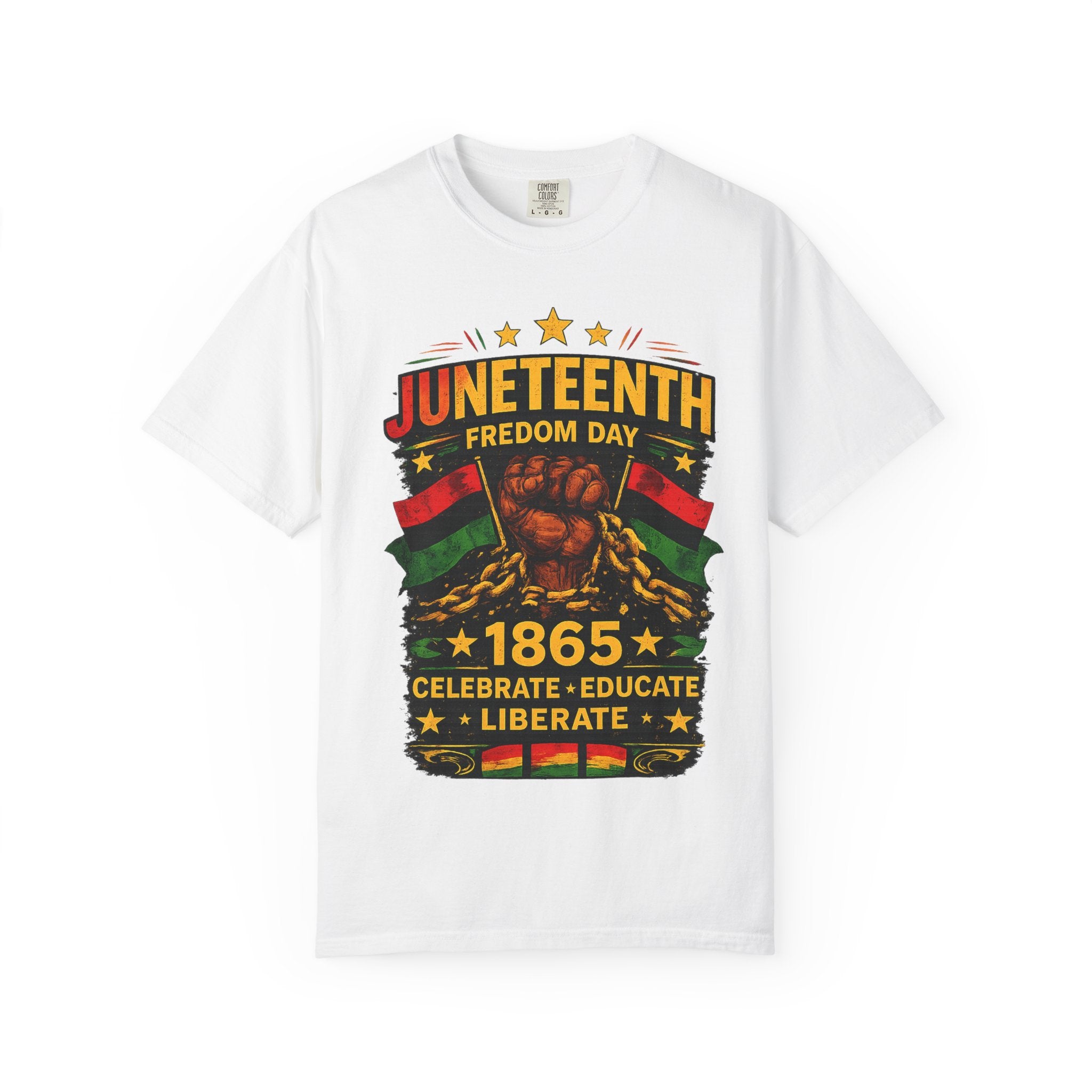 Juneteenth Freedom Day T-Shirt — 1865 Celebrate Educate Liberate