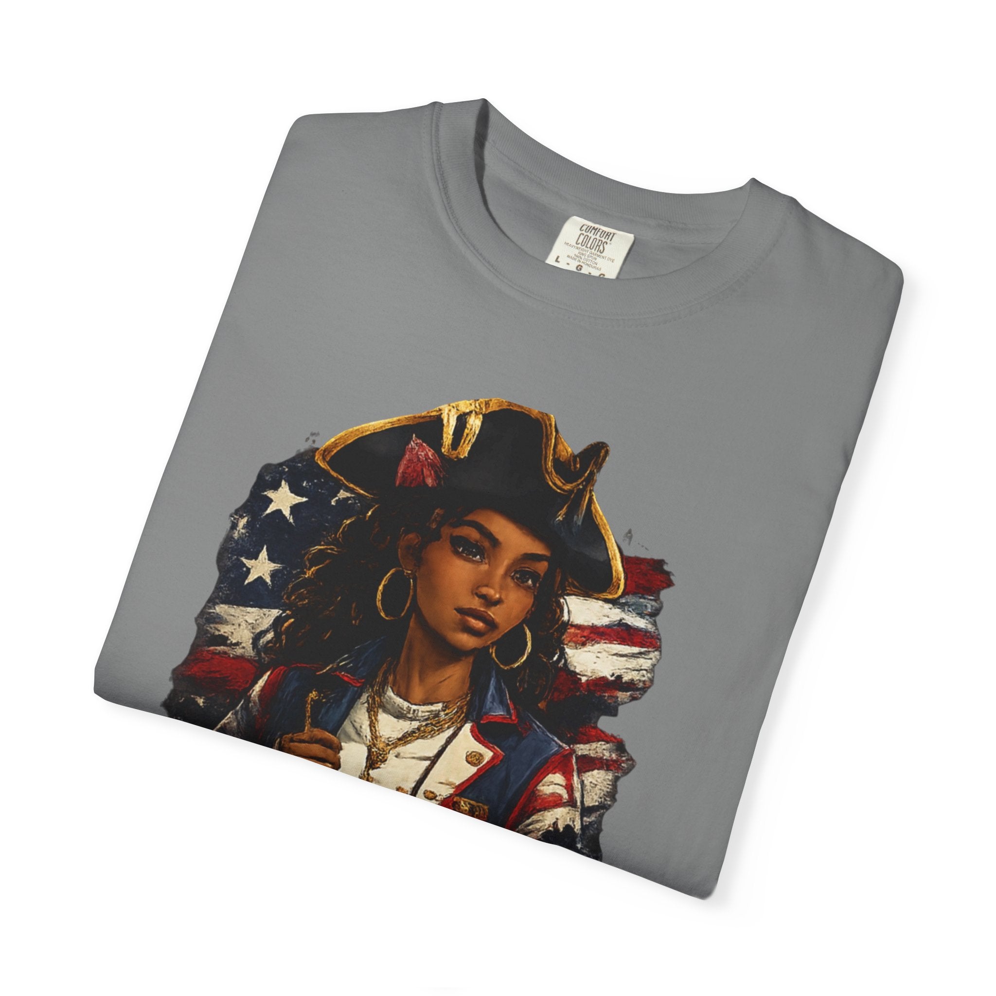 Stars, Stripes & Motion T-Shirt — Patriotic Revolutionary Graphic Tee