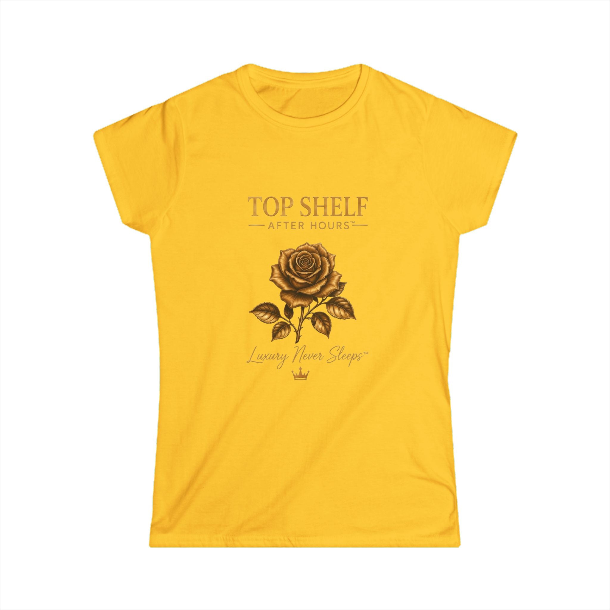 Top Shelf After Hours Rose Tee — Women's Floral Graphic T-Shirt