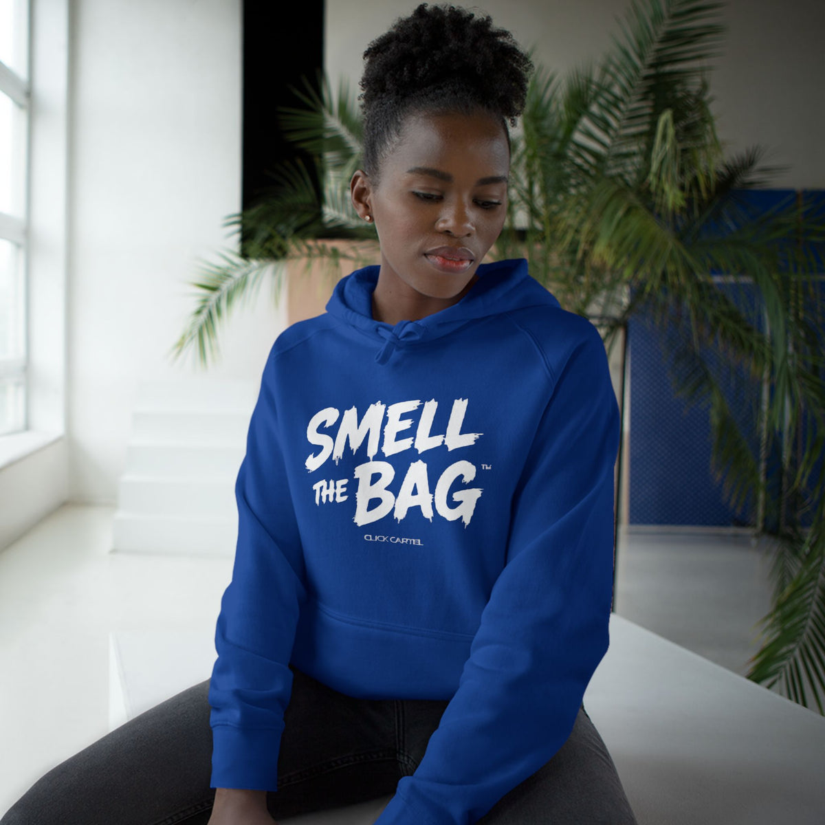 Smell The Bag Hoodie — Streetwear Money Graphic Pullover
