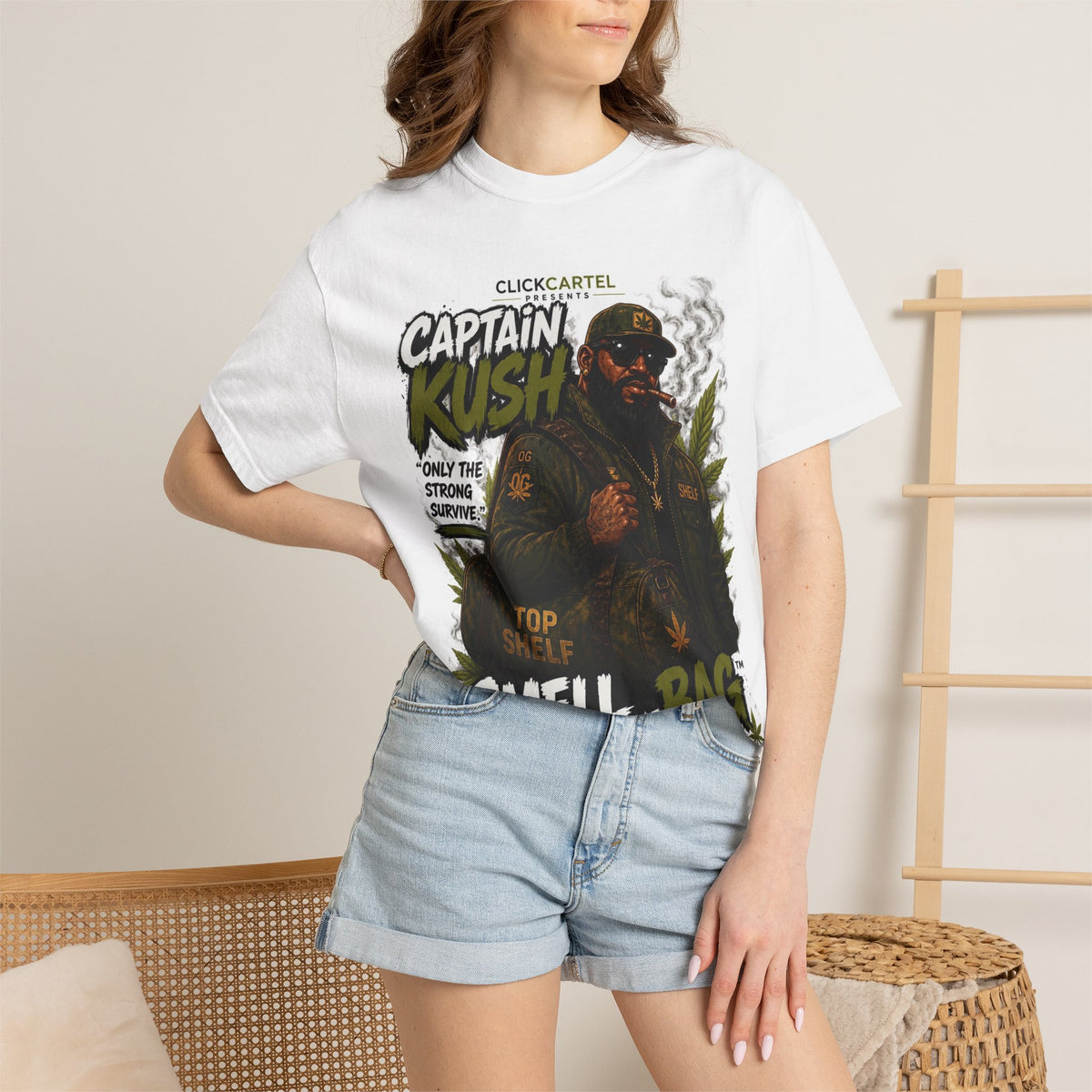 Captain Kush | Smell The Bag Tee