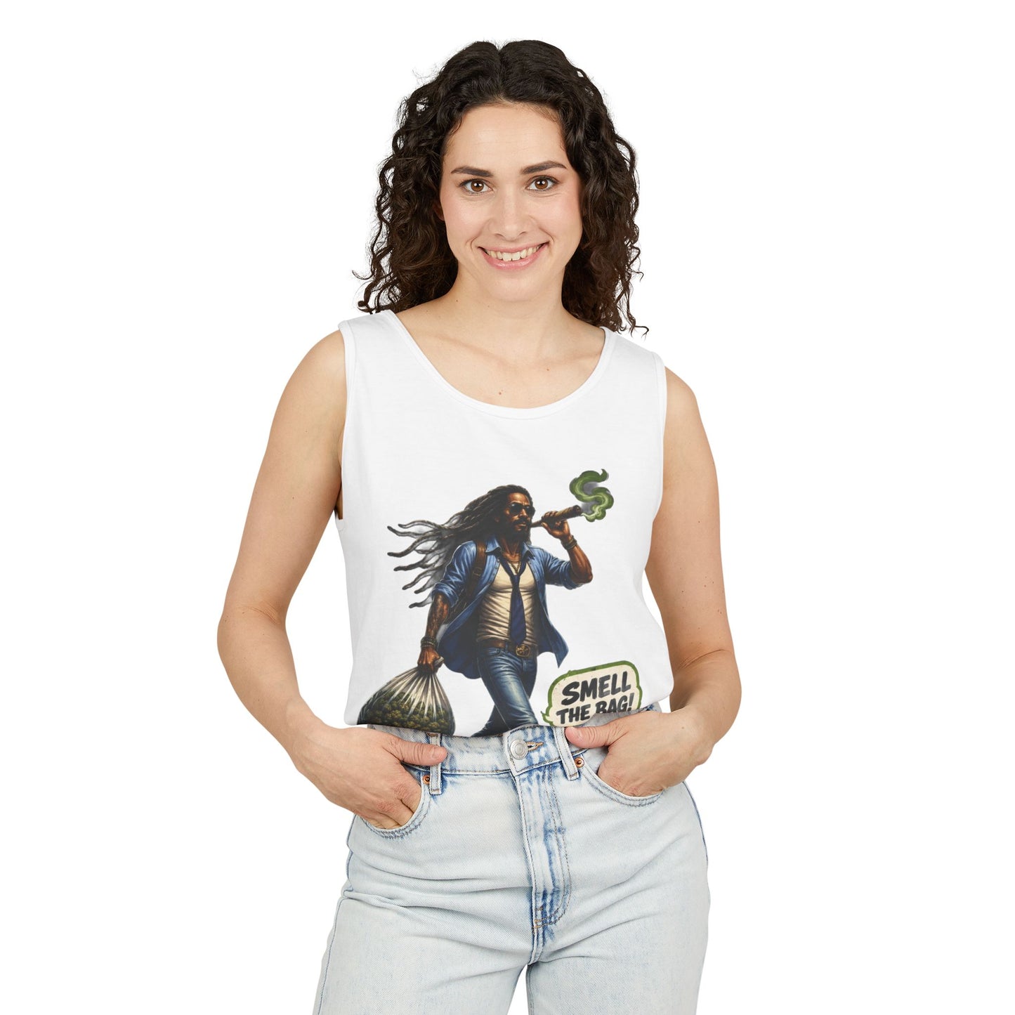 Smell The Bag | Rasta Guy Tank