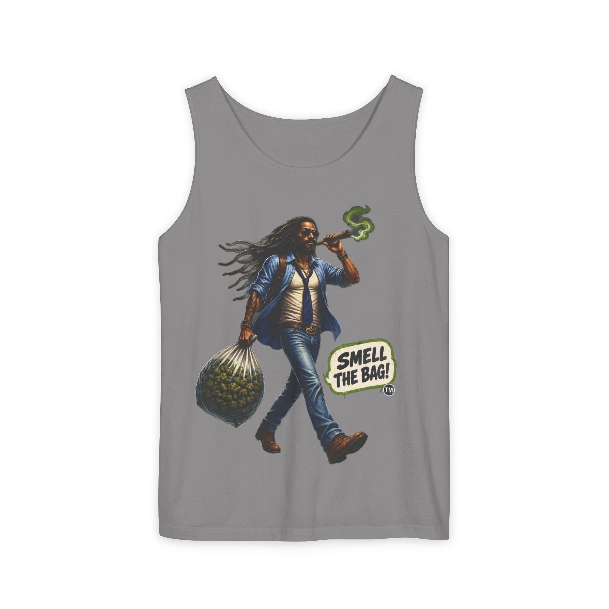 Smell The Bag Tank Top — Streetwear Motivational Graphic Tank