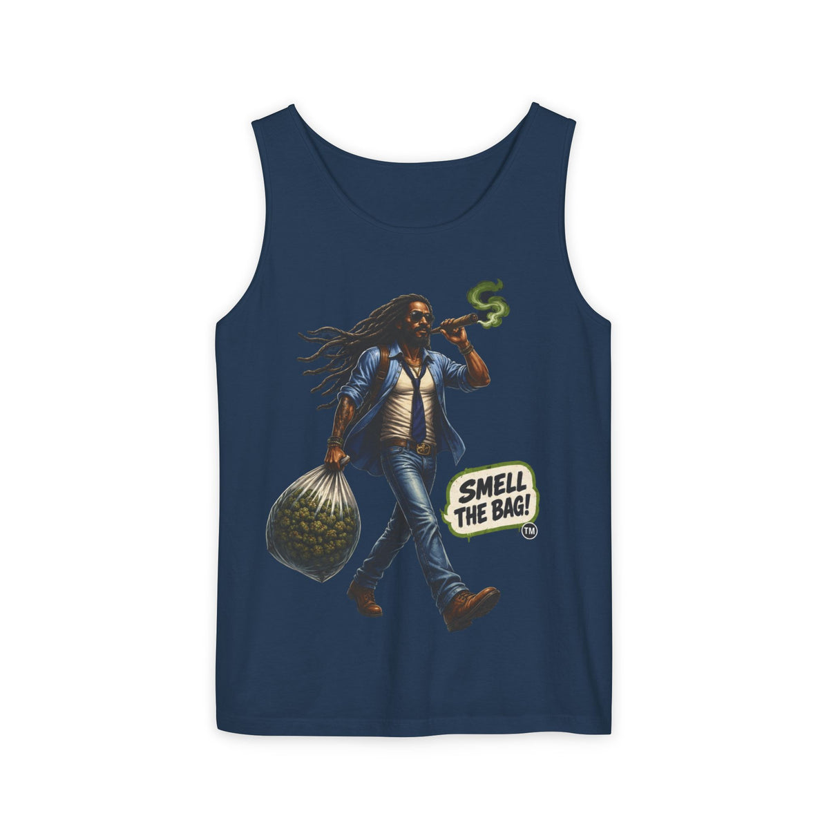Smell The Bag | Rasta Guy Tank