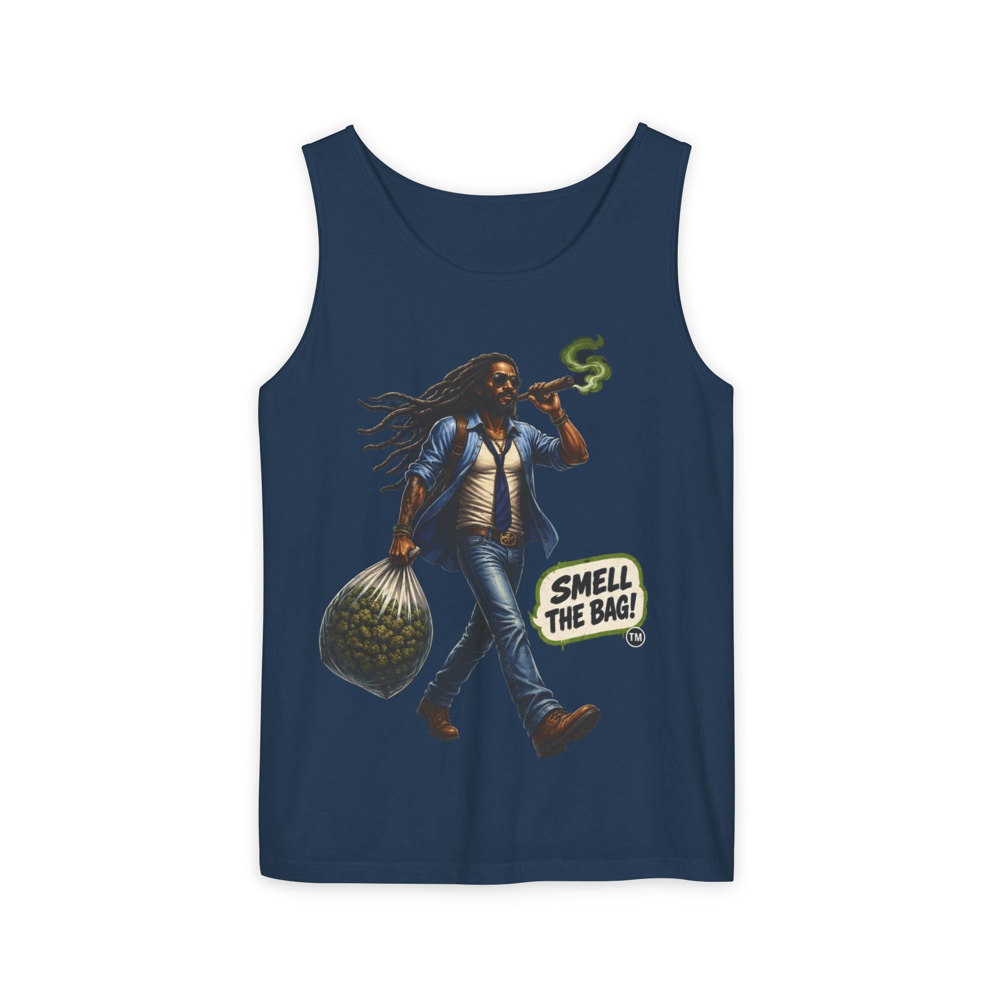 Smell The Bag Tank Top — Streetwear Motivational Graphic Tank