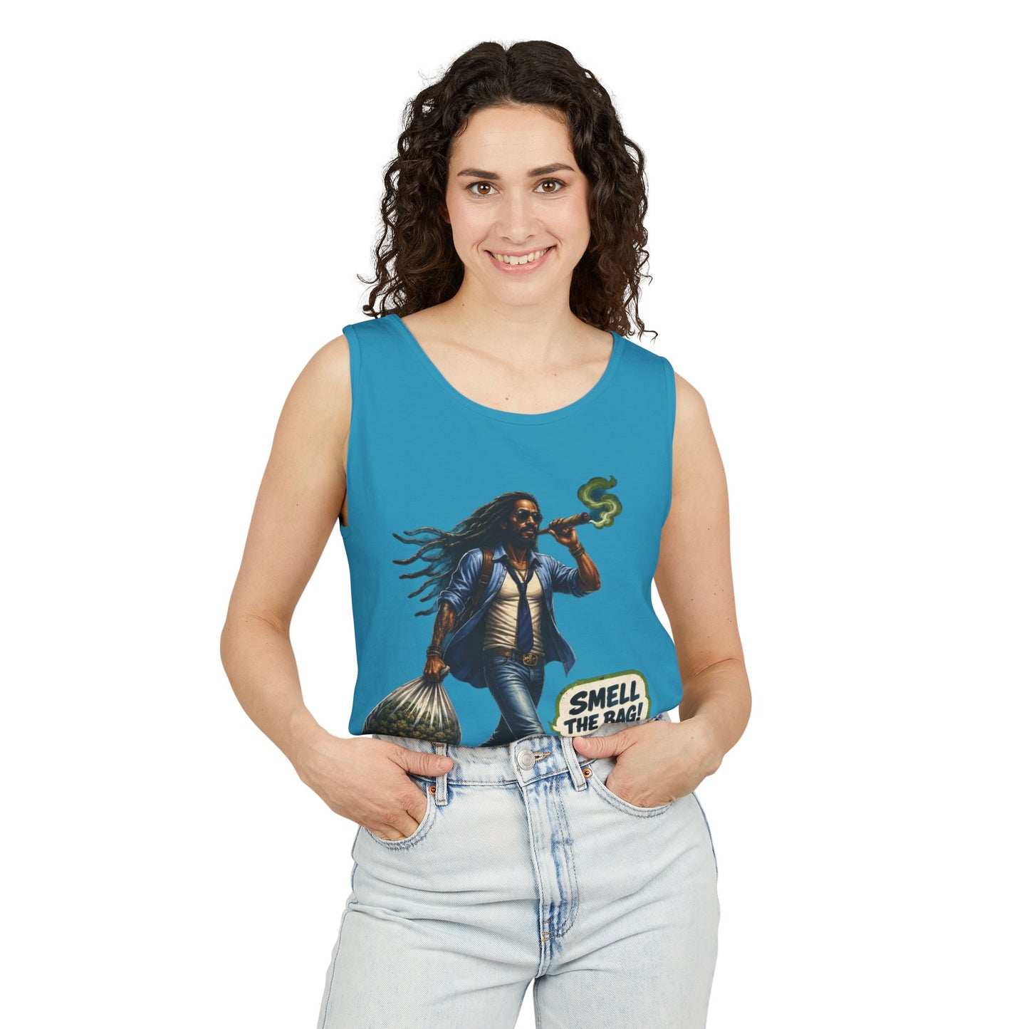 Smell The Bag | Rasta Guy Tank