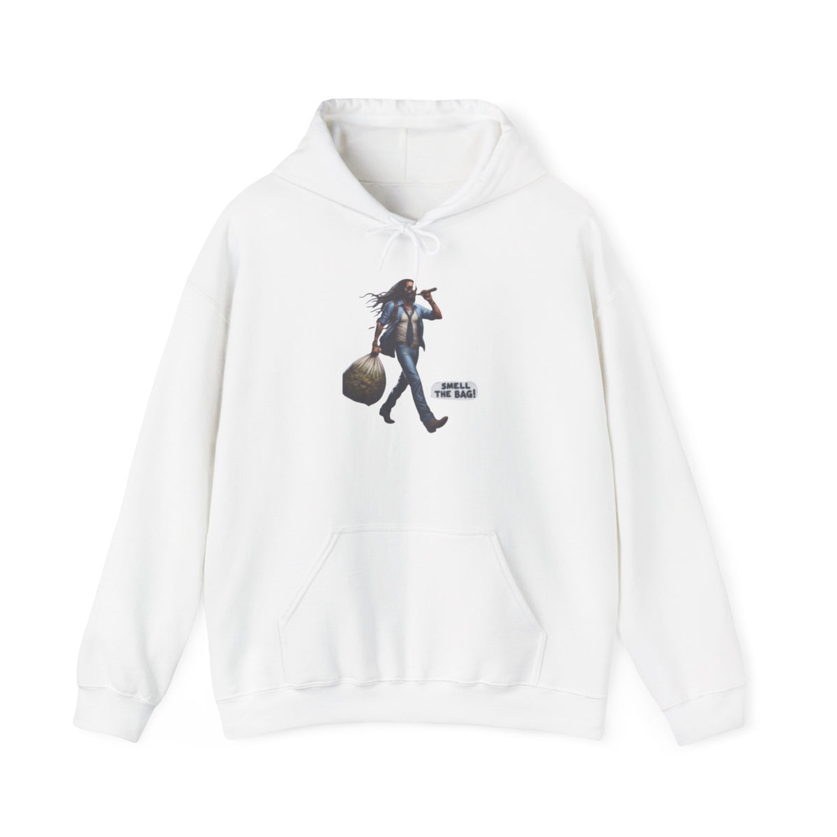 Smell The Bag| Rasta Guy Hoodie